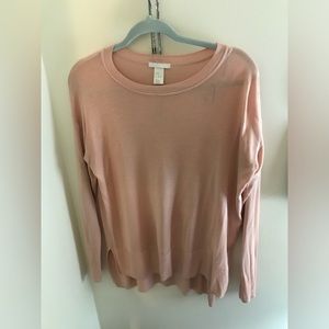 H&M thin sweater. Excellent for spring. Beautiful pink hue. Easteresque.